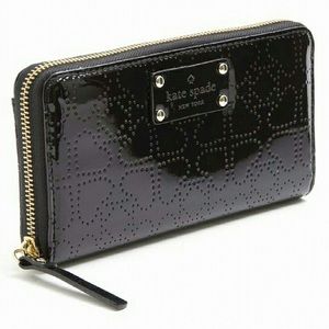 Kate Spade Black Metro spade Nedo wallet 🖤♣️